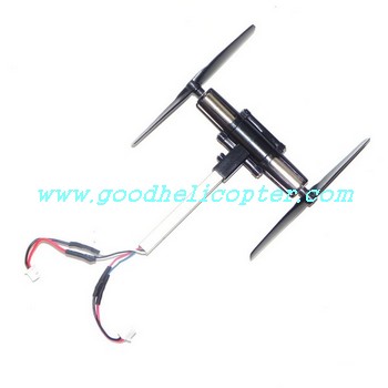 slh-6047 6-axis fly scorpion parts side bar + main motor + motor deck + main blades (black color)